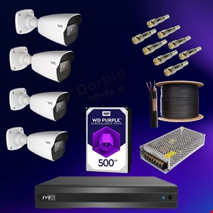 پکیج کامل دوربین برند TVT